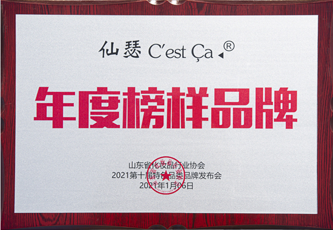 2021年 年度榜樣品牌